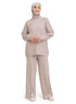 Beige Plexus Suit - Khotwh